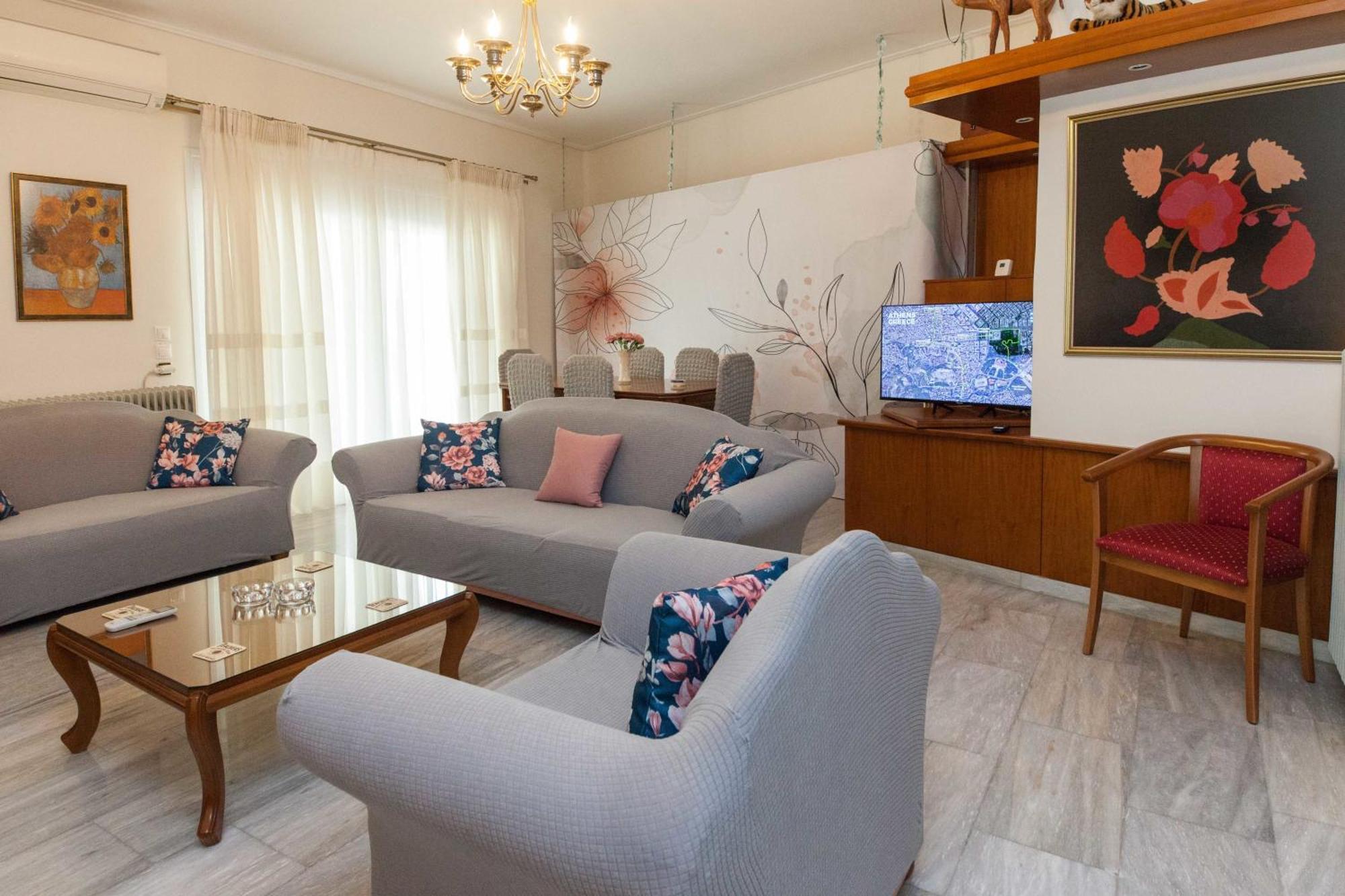Classical 2 Bd Beauty Apt In Peaceful Chalandri Atenas Exterior foto